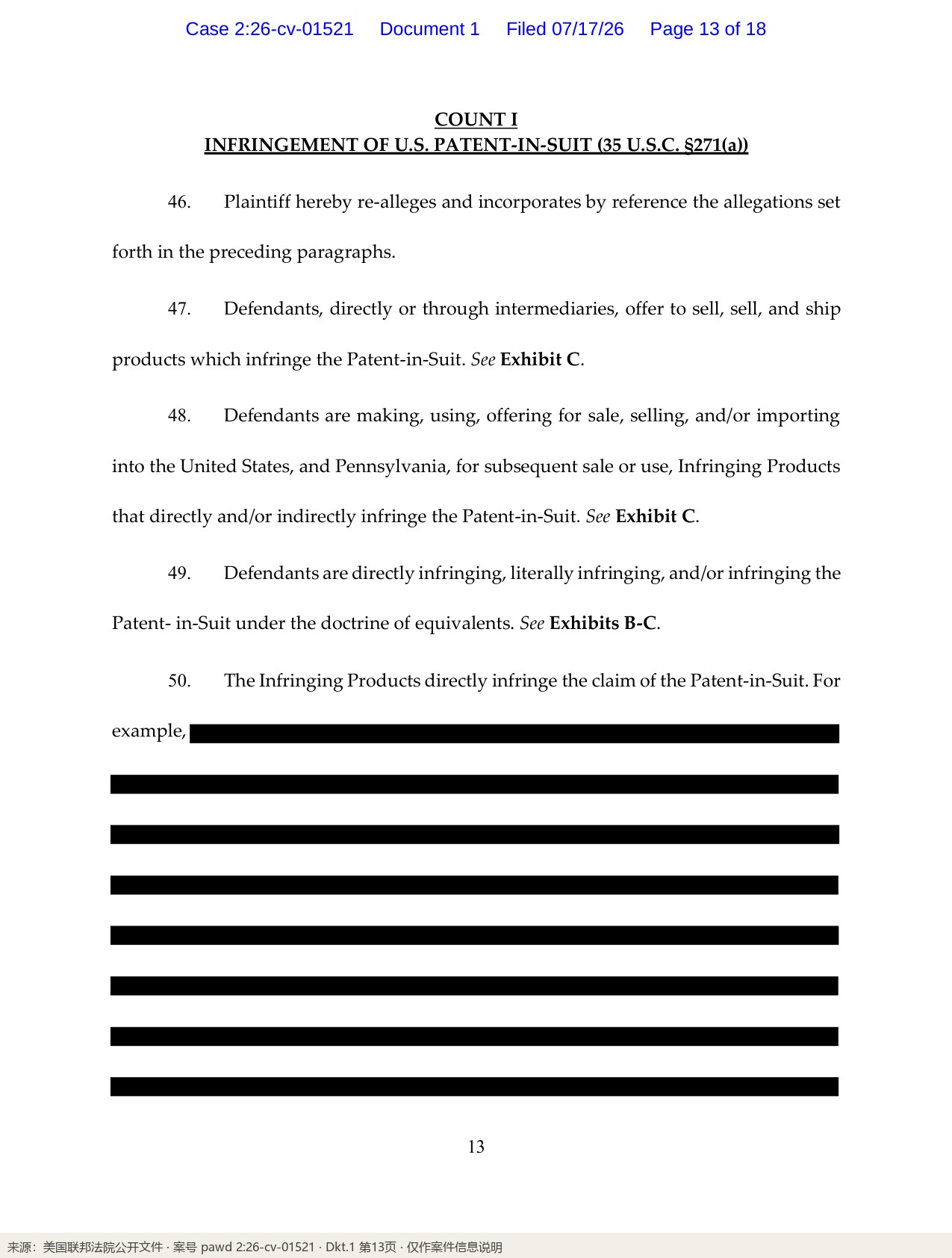 C_1_ATTORNEY_Complaint_(Credit_Card_Required_p13_标注